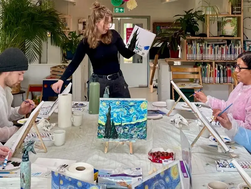 Workshop Maak je eigen Van Gogh!